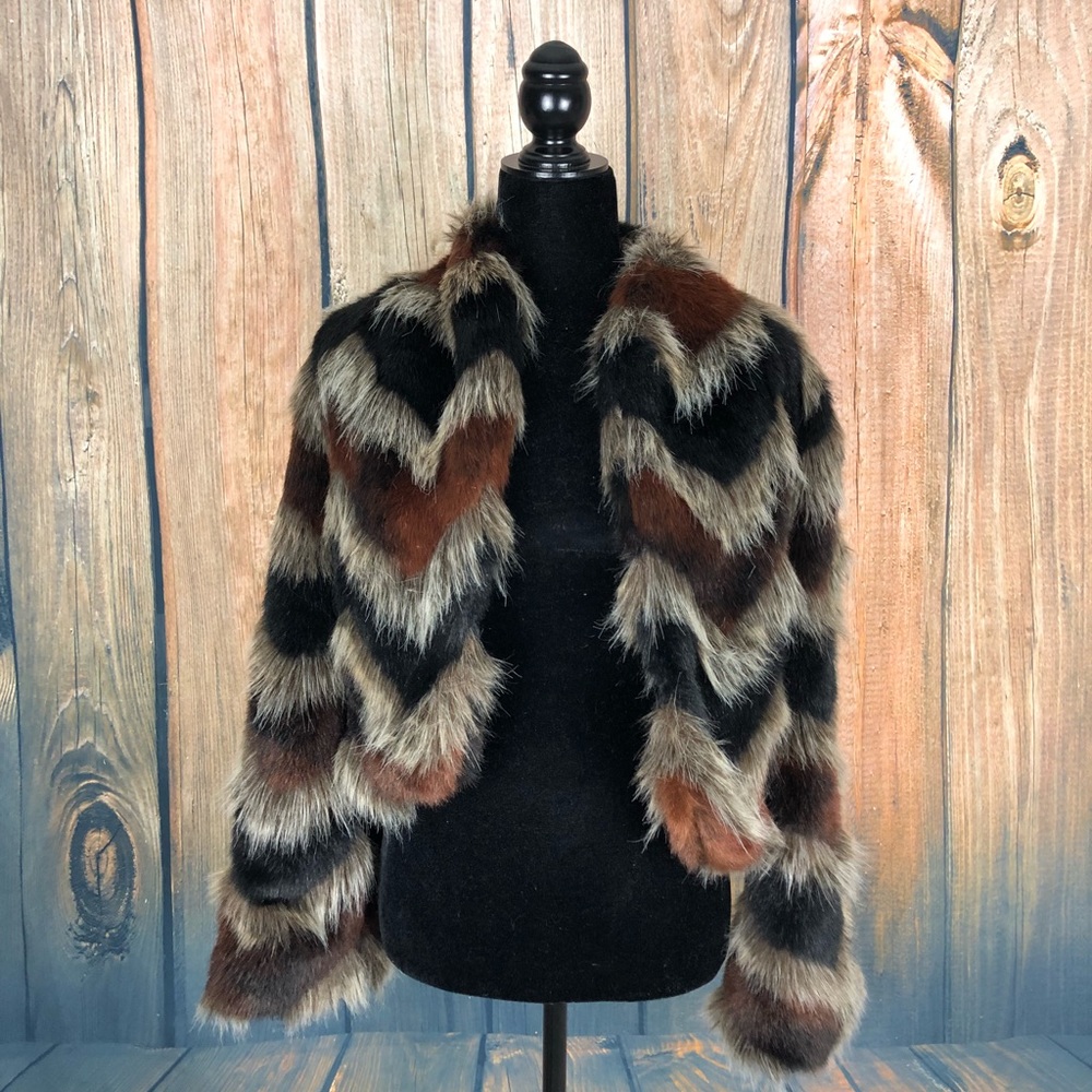 Ella moss faux fur coat